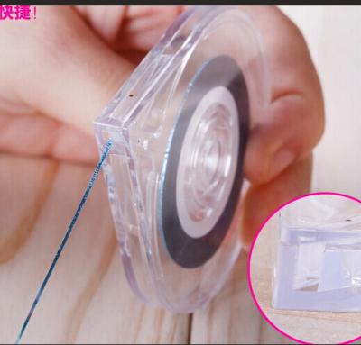 China Hot Selling DIY Easy Use Design Art Tool Sticker Box Holder Striping Tape Line Case Nail Art Tools Useful for sale