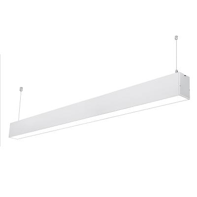 China High Quality Office Desk Lighting 40w Ceiling Hanging Linear Led Projector 5075 Pendant Light for sale