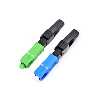 China Hot Selling Indoor or Outdoor FTTH 60mm SC UPC Fiber Optic Fast Connector for sale