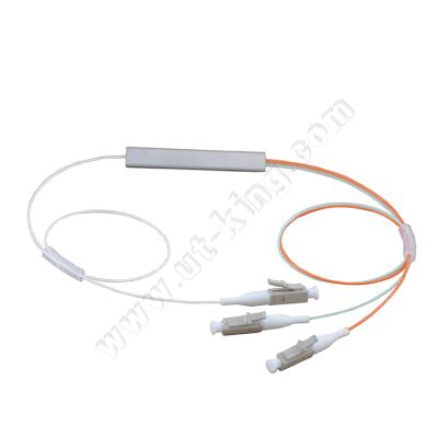 China FTTH FTTX Solution 1x2 Fiber Optic Splitter Lc/Upc MM OM2 OM3 PLC Splitter For Fiber Optic Cable for sale