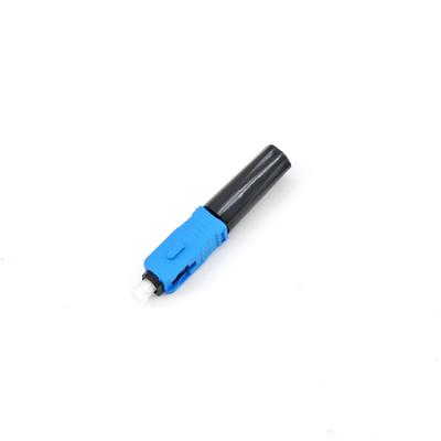 China Fiber Optic Indoor or Outdoor FTTH Indoor or Outdoor FTTH 5005 SC/UPC Blue Quick Connector for sale