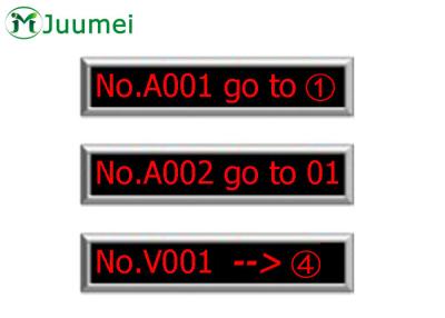 China Queue System LED Counter Display 8 Character 150-500 Meters Wireless Distance for sale