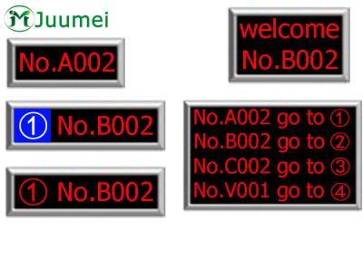 China Dot Matrix Token LED Counter Display Bank Queue Number System en venta