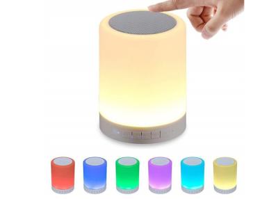 China Color Changing Mini Wireless Bluetooth Speaker , Touch Control Night Light Bluetooth Speaker en venta