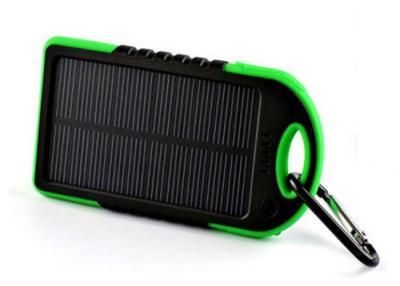 Chine Outdoor Waterproof Solar Power Bank 5000 MAh , Portable Solar Battery Charger à vendre