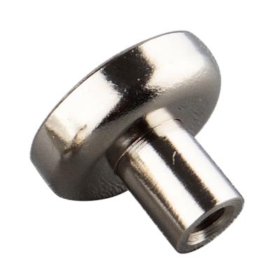 China Various Good Silver Neodymium Holder D12mm Male Magnetic Stud M3 Super Strong Powerful Magnetic Round Magnet for sale