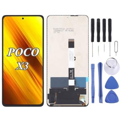 China For Original xiaomi Factory Price LCD Display Screen and Digitizer Full Assembly For Xiaomi Poco X3/Poco X3 NFC/MZB07Z0IN for sale