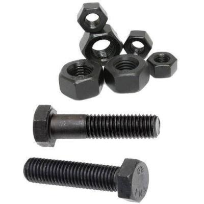 China Industry High Precision M9 m10 M38 M42 M50 M72 Black Oxide Carbon Steel Hex Bolts for sale