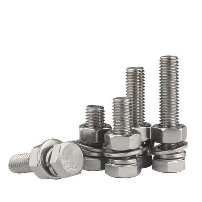 China Industry China Manufacturing Wholesale Price Metric Galvanized Grade 8.8 Bolt And Nut Screw Washer Din931 Din933 Stainless Steel Hex Bolt for sale