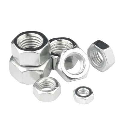 China Heavy Industry China Wholesale Customized Stainless Steel 304/316 Hex Nut DIN 934 A2-70 A4-70 With Metric And Inch Hex Nut for sale