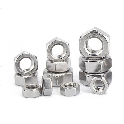 China Heavy Industry Factory Direct Stainless Steel Fastener Din933 Din934 Hex Stainless Steel Nut for sale