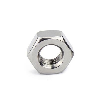 China Din934 Heavy Industry Hardware Fastener Supplier Hex Nut Stainless Steel Metal Nut Bolt-Nut for sale