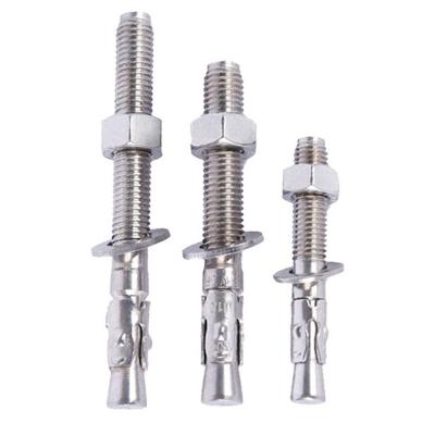 China Heavy Industry Factory Concrete Galvanized Carbon Stainless Steel M6 M18 M10 Expansion Wedge Anchor Bolts for sale