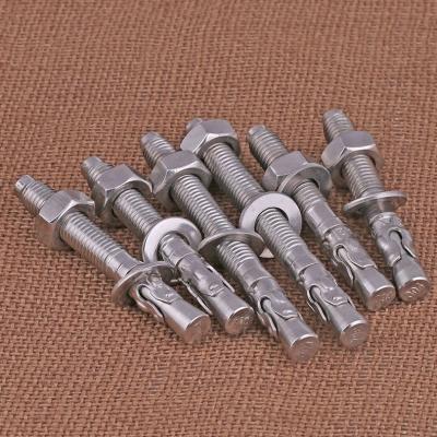 China High Quality Heavy Industry 304 Concrete Expansion Bolt Stainless Steel Wedge SS 316 Anchor Bolt for sale