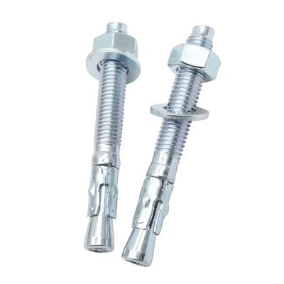 China Heavy Industry Expansion Screw Through Bolt And Nuts Hex Concrete Wall Hardware Wedge Anchor Bolt for sale