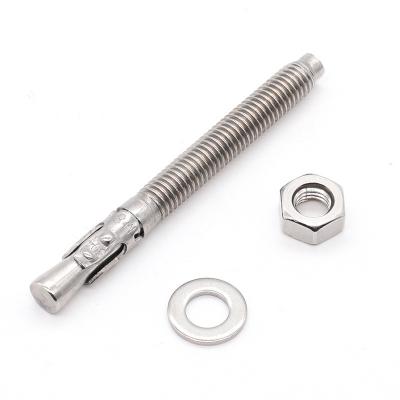 China Customized Heavy Industry Concrete Galvanized Stainless Steel Screw Expansion Wall Wedge Anchor Screw Bolt For Building for sale