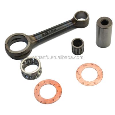 China Steel AG100 V100 ZG100 AH100 Motorcycle Engine Part Crankshaft Piston Connecting Rod Kits for sale