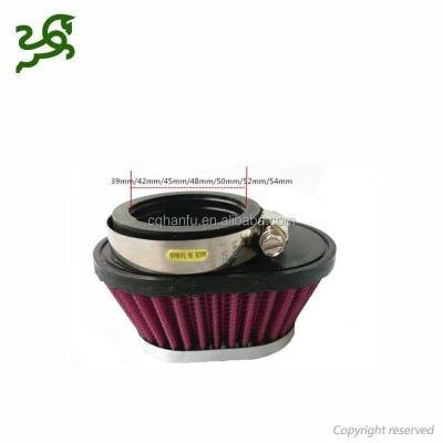 China High Quality Metal+Rubber 39-54mm Motorcycle Air Filter For CB750 SR400 for sale