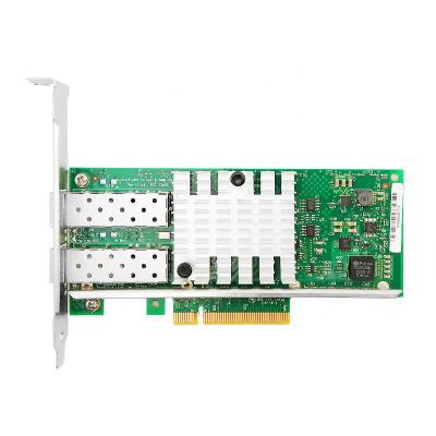 China Ceacent X520-DA2 10Gb PCI Express Server Adapter Fiber Optic Dual Port Ethernet NIC for sale