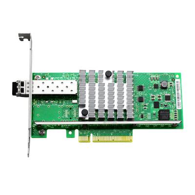 China Server Ceacent OEM X520-SR1 Single Left Optical Network Card 10G Intel 82599EN Chip With Module for sale