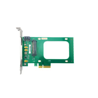 China ANU2PE04 SFF-8639 server adapter card nvme U.2 to x4 pcie ssd riser card nvme controller for sale