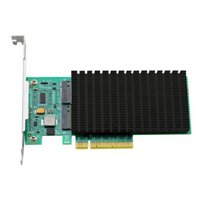 China ANM22PE08 NVMe Server PCIe Controller to M.2 Dual Port with Headsink for sale