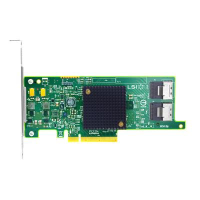 China Server LSI SAS9207-8i 9217-8i 2x SFF-8087 6G SAS HBA JBOD Controller for sale