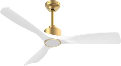 Cina 52 Ventilatore di soffitto con luci ABS scure Bianco caldo Bianco naturale Bianco fresco Bianco in vendita