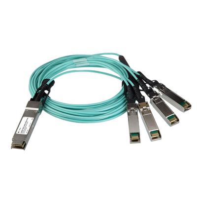 China Switch ALQSFP28-100G-5 (AOC) - 100G/4*25G 5M AOC Cable 100 Gbps QSFP28 Transceiver Module Active Fiber Optic Cable for sale