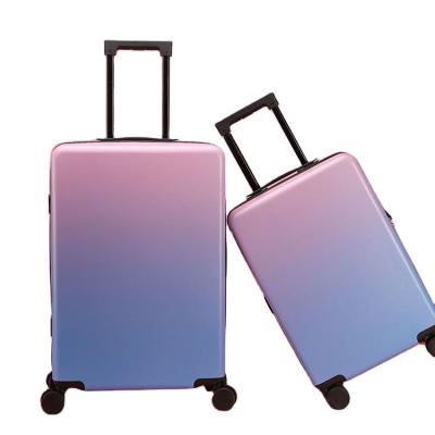 China Newcomer Fashion ABS PC Wheels Spinner Wheels Eco-friendly Material Matte Material Hot Size Suitcases Cabin Travel Carry-on Luggage for sale