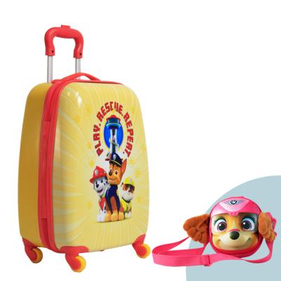 China ABS Hard Shell Stock Carry On Cartoon Kids Case Suitcase Bag Travel Carrier Luggage Set/Children Trolley for sale