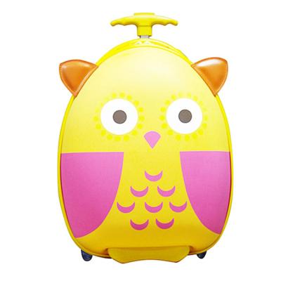 China Owl bottom strong handle PU EVA travel PVC free bolsos con ninos Rueda kids trolley suitcase with ears for sale