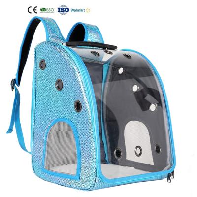 China Breathable Zipper Pet Backpack Outdoor Large Space Cat And Dog Trolley for sale