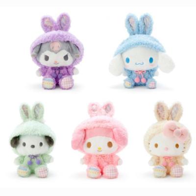 China Children's Toys Wholesale Series Kuromi and My Melody Sanrio Hellokitty Sanrio My Melody Cinnamoroll Plush Toy 17/30cm Kawaii Japan Sanrio for sale