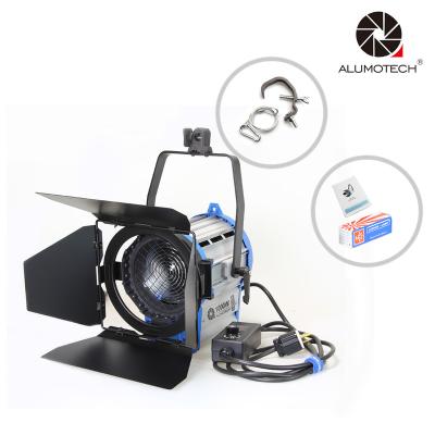 China Alumotech Aluminum Dimming 1000w Fresnel Tungsten Spot Studio Video Spotlight Lights Tungsten Spotlight Lighting Body White Lamp for sale