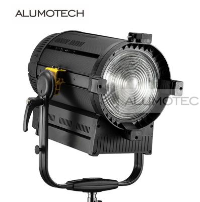 China ALUMOTECH DMX 350W 5500K Aluminum Circle LED Fresnel High Spot Light For Studio Photography Video Lighting Better Than 1200W HMI Lighting for sale