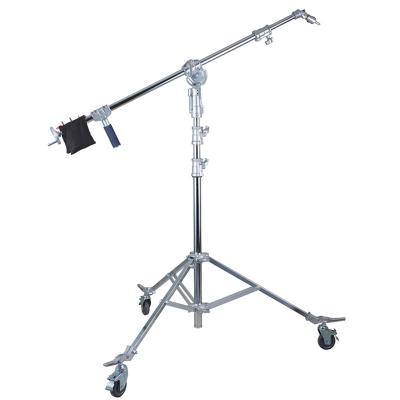 China Heavy Duty Lightweight Stainless Steel Support Arm Boom Load 5KG Sandbag Tripod for Film TV Radio Broadcasting Studio Video Photography Equipment for sale