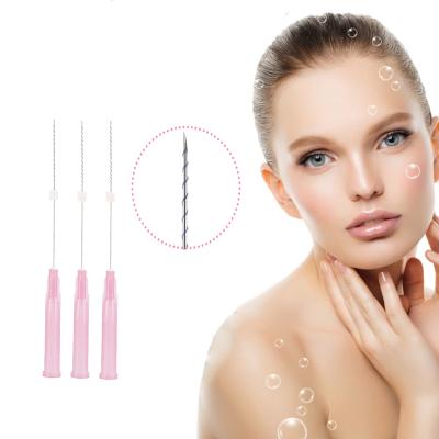 China 2021 Beauty salon supplies Bodyjoy medical disposable facial massager pdo lifting screw net with sharp needle for sale