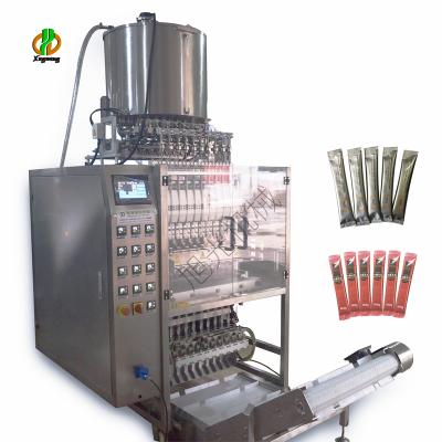 China Food 4 Lanes Multi Lanes Packing Machine Liquid Back Sealing for sale