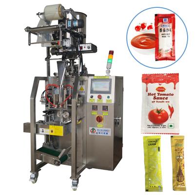 China Small Automatic Sachet Aloe Packing Machine Ketchup Packing Machine Vertical Food Vera Liquid Packing Machine for sale