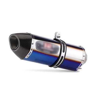 China Universal Stainlsess Steel/Carbon Fibler 51mm Motorcycle yoshimura r77 Modified Exhaust Pipe DB Killer Muffler For Honda pcx 125 150 c650gt tmx530 cb500 for sale