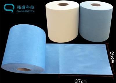 China Microfiber-Wischer Rolls mit Kunststoffkern für LED-/LCM-Industrie zu verkaufen