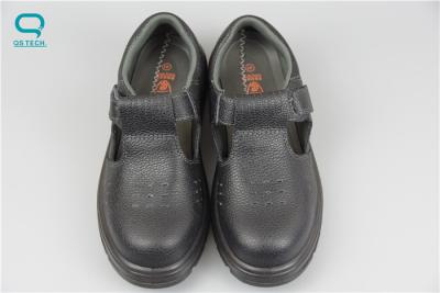 China Schwarze lederne ESD-Sicherheits-Schuhe zu verkaufen