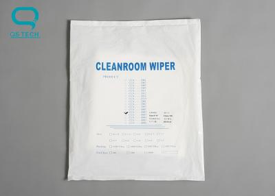 China Binder Free 50gsm Sterile  Cleanroom Microfiber Wipes for sale