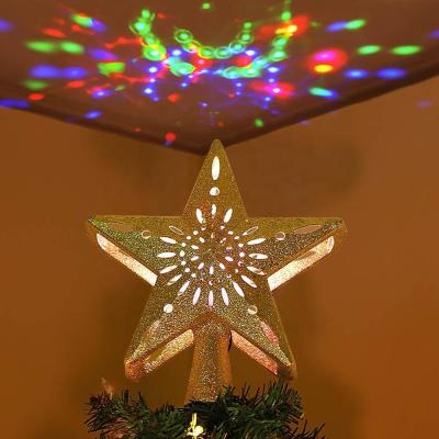 China Glowing Led Tree Topper Star For Christmas Christmas Ourwarm Amazon Hit Decoration for sale