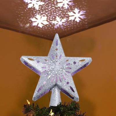 China Wholesale Ourwarm Christmas Decoration Ornaments Led Star Christmas Tree Topper for sale