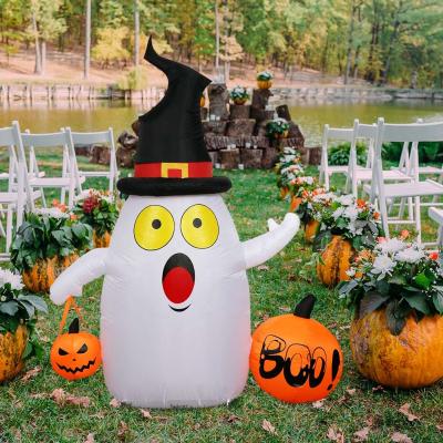 China OurWarm LED Halloween Decorations Outdoor Light 5FT Halloween Party Supplies Yard Inflatables Decoration Waterproof Pumpkin For Party for sale