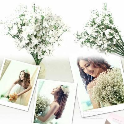 China Cards OurWarm Wedding Decoration Home Products Supply 1 Piece Real Touch Fabric Artificial Flower Rustic Gypsophila Babysbreath for sale