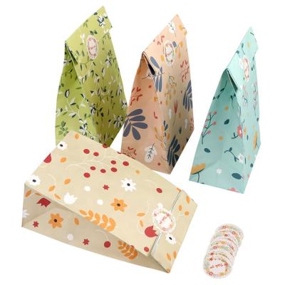 China Materials Ourwarm Manufacturer Supplier Small Flowers Recycled Paper Gift Packaging Bags for sale