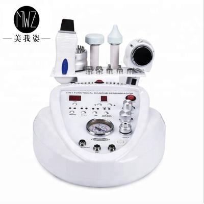 China Multifunctional Black Master Remover 5 in 1 Ultrasonic Skin Scrubber Diamond Microdermabrasion with Cold Photon Hammer Beauty Equipment for sale